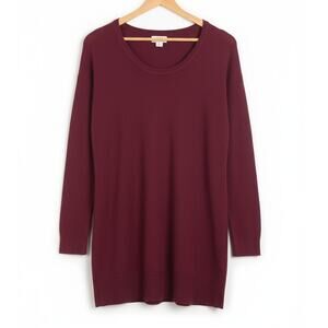 Old Navy Womens L Minimalist Staple Modest Academia Leisure Cozy Tunic Sweater